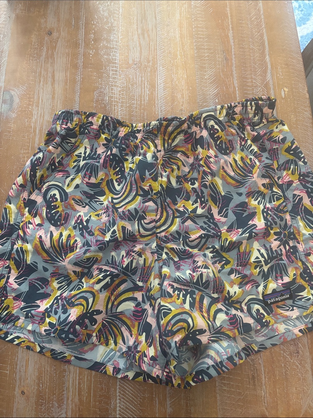 Patagonia Women’s Multicolor Tropical-Print Athletic Shorts